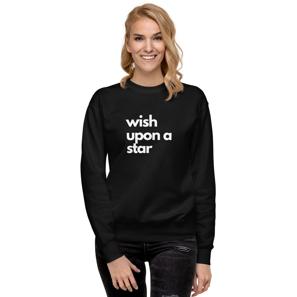 
                  
                    Unisex Premium Sweatshirt | Wish Upon A Star Print
                  
                