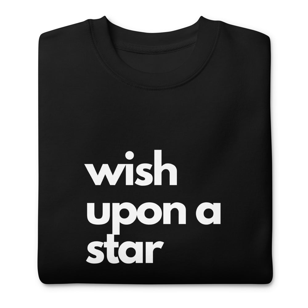 Unisex Premium Sweatshirt | Wish Upon A Star Print