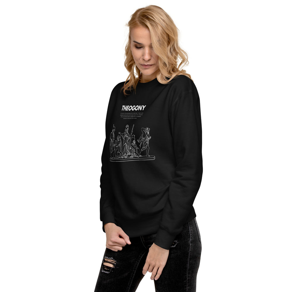 
                  
                    Black Unisex Premium Sweatshirt | Ancient Heroes Print
                  
                