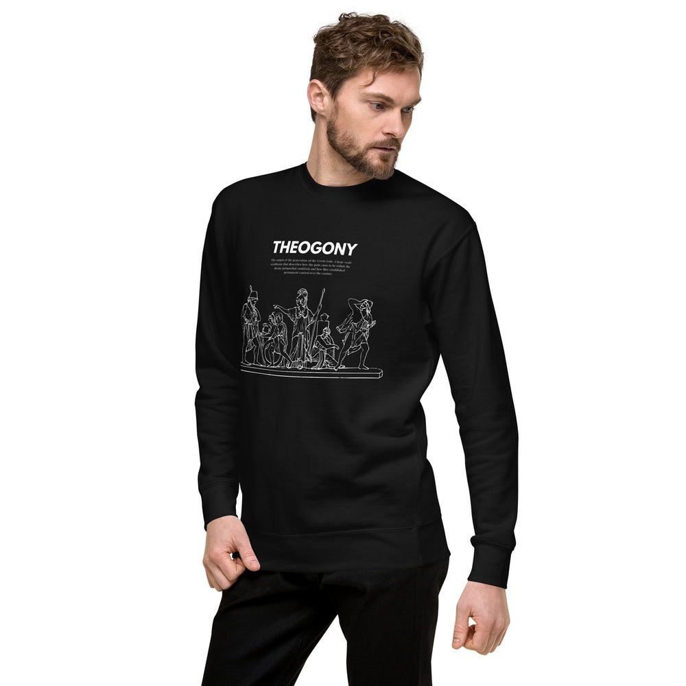 
                  
                    Black Unisex Premium Sweatshirt | Ancient Heroes Print
                  
                