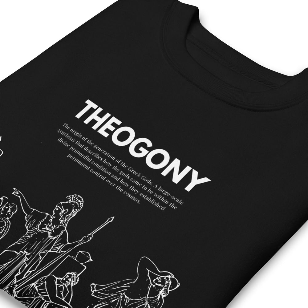 Black Unisex Premium Sweatshirt | Ancient Heroes Print