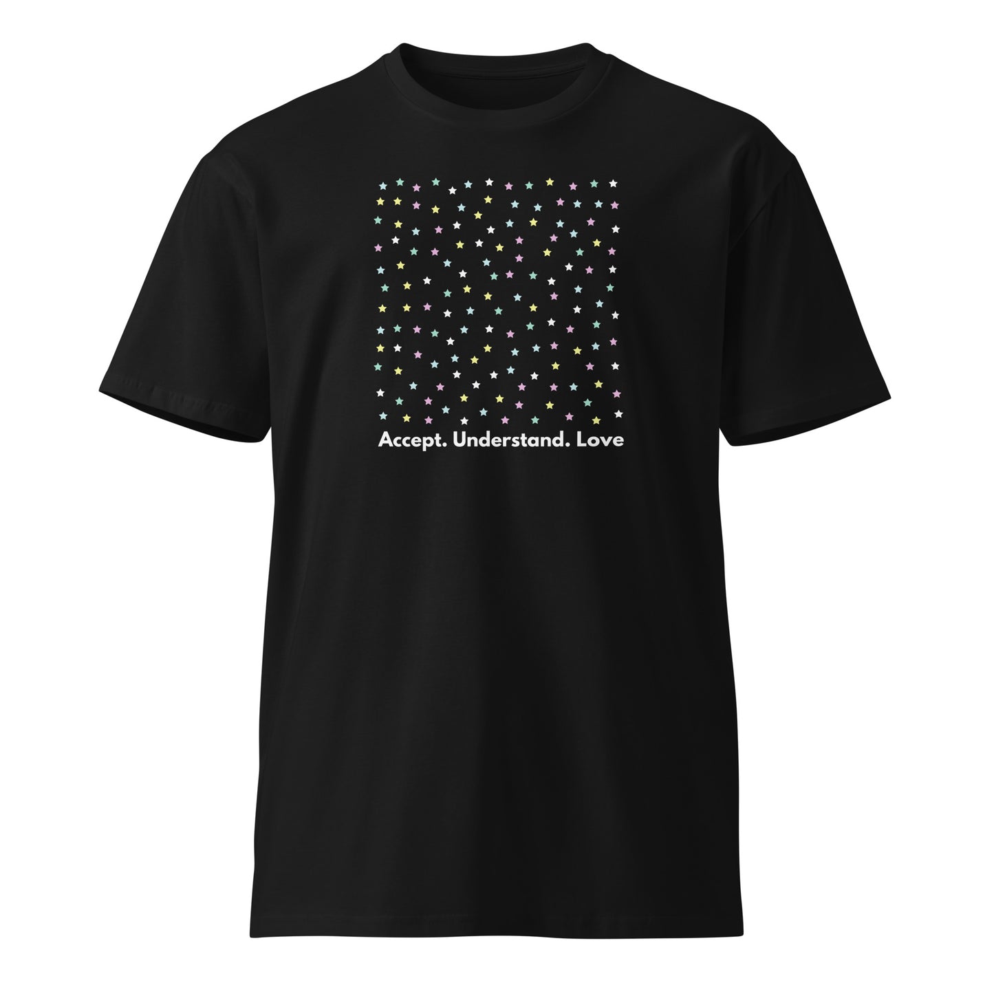 
                  
                    Colorful Stars | Black Unisex premium t-shirt
                  
                