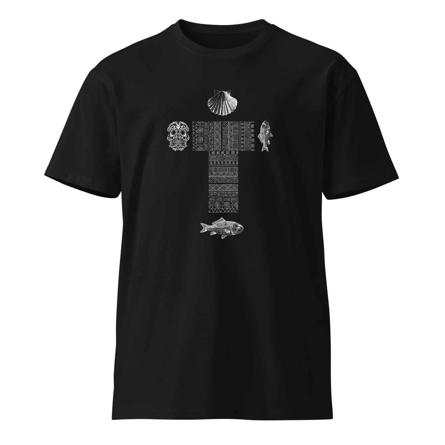 
                  
                    Unisex Phoebo Cross | Black premium t-shirt
                  
                