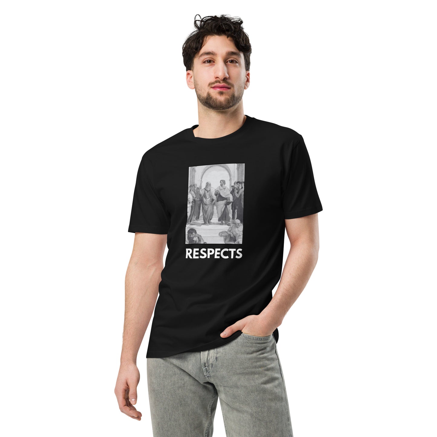 
                  
                    RESPECTS Unisex premium t-shirt | Acknowledge Someone Special
                  
                