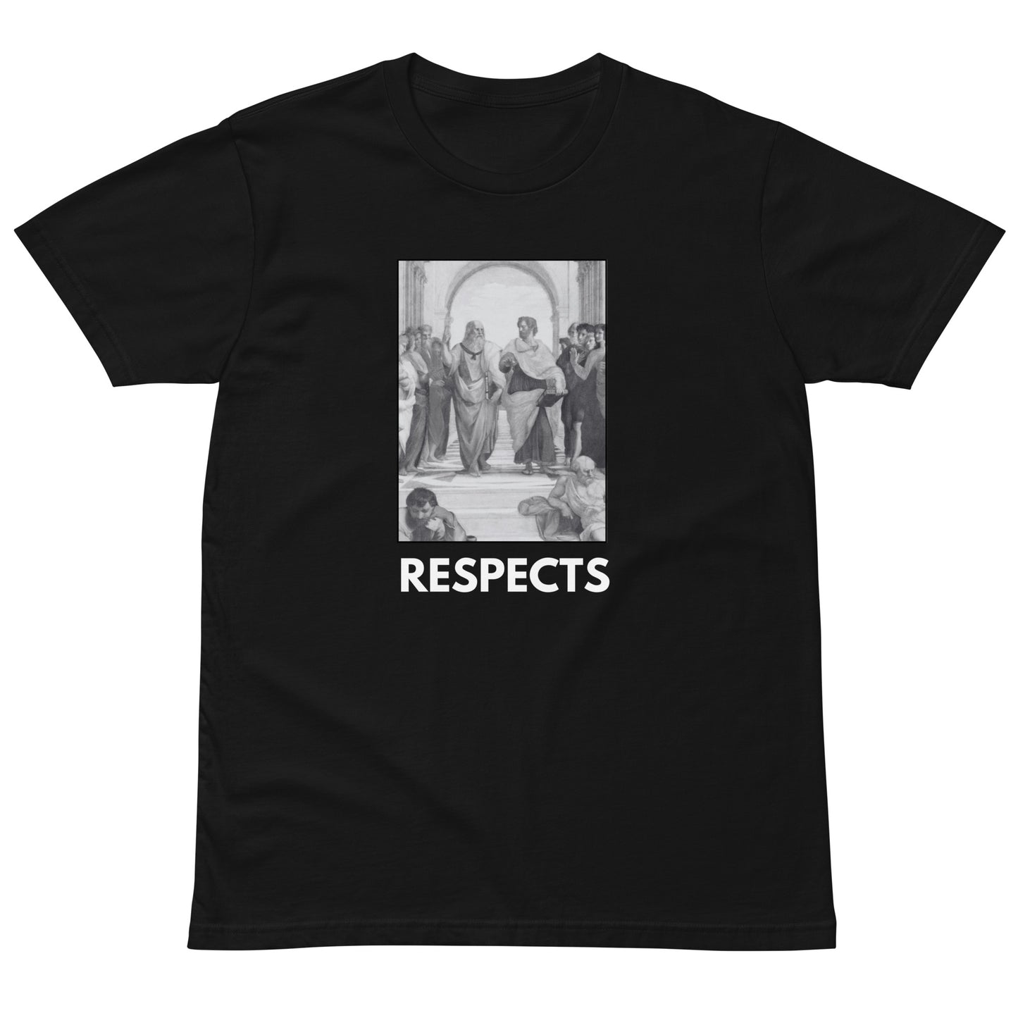 
                  
                    RESPECTS Unisex premium t-shirt | Acknowledge Someone Special
                  
                