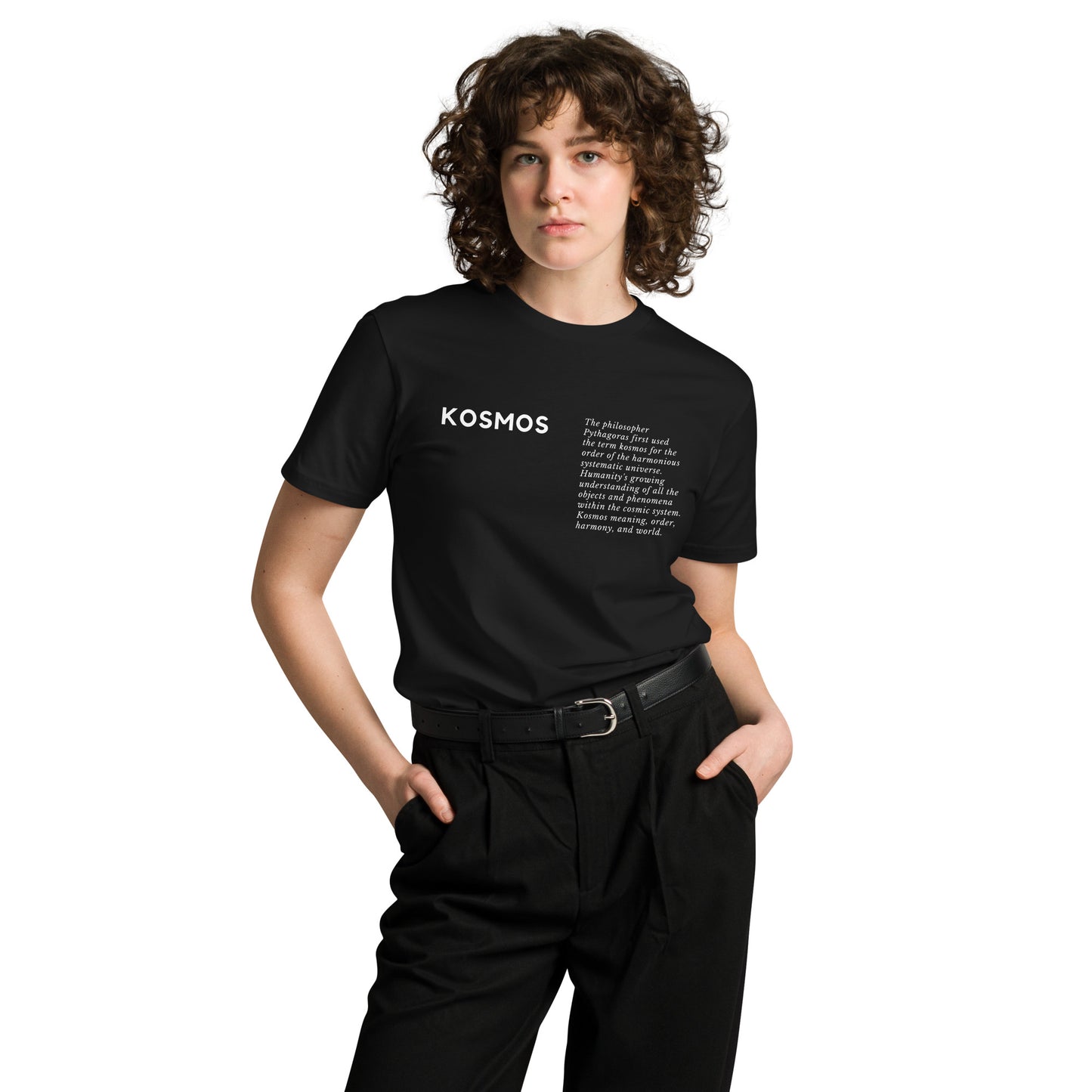 
                  
                    Black Unisex KOSMOS T-Shirt | Sleek and Comfortable for Everyday Style
                  
                