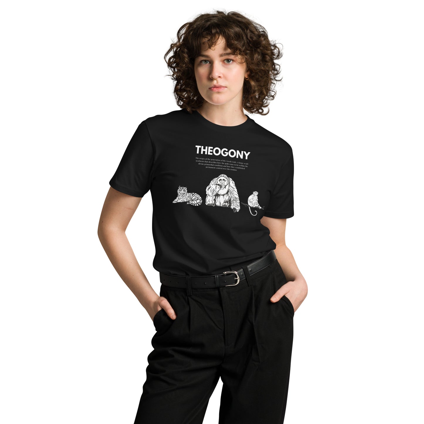 
                  
                    Black Unisex premium t-shirt | Thought-Provoking Print
                  
                