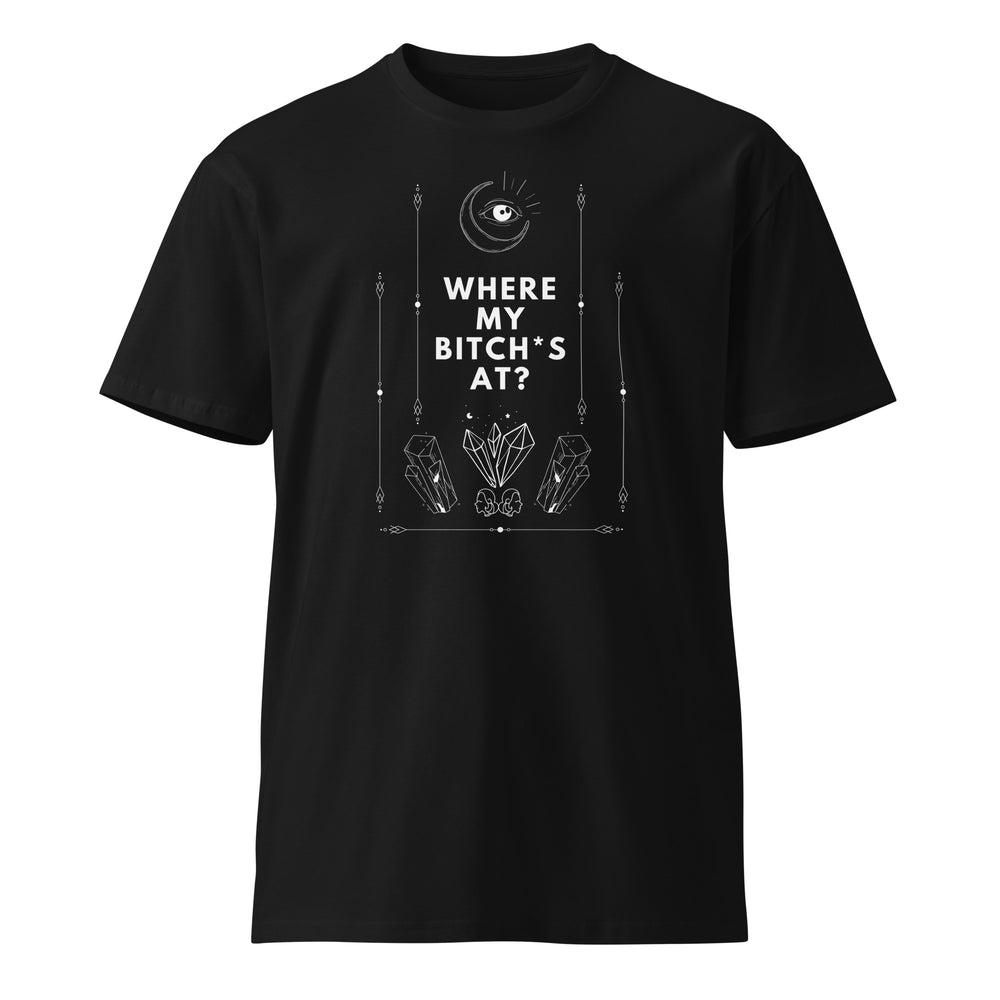 Black Unisex t-shirt with White print | For any Occasion