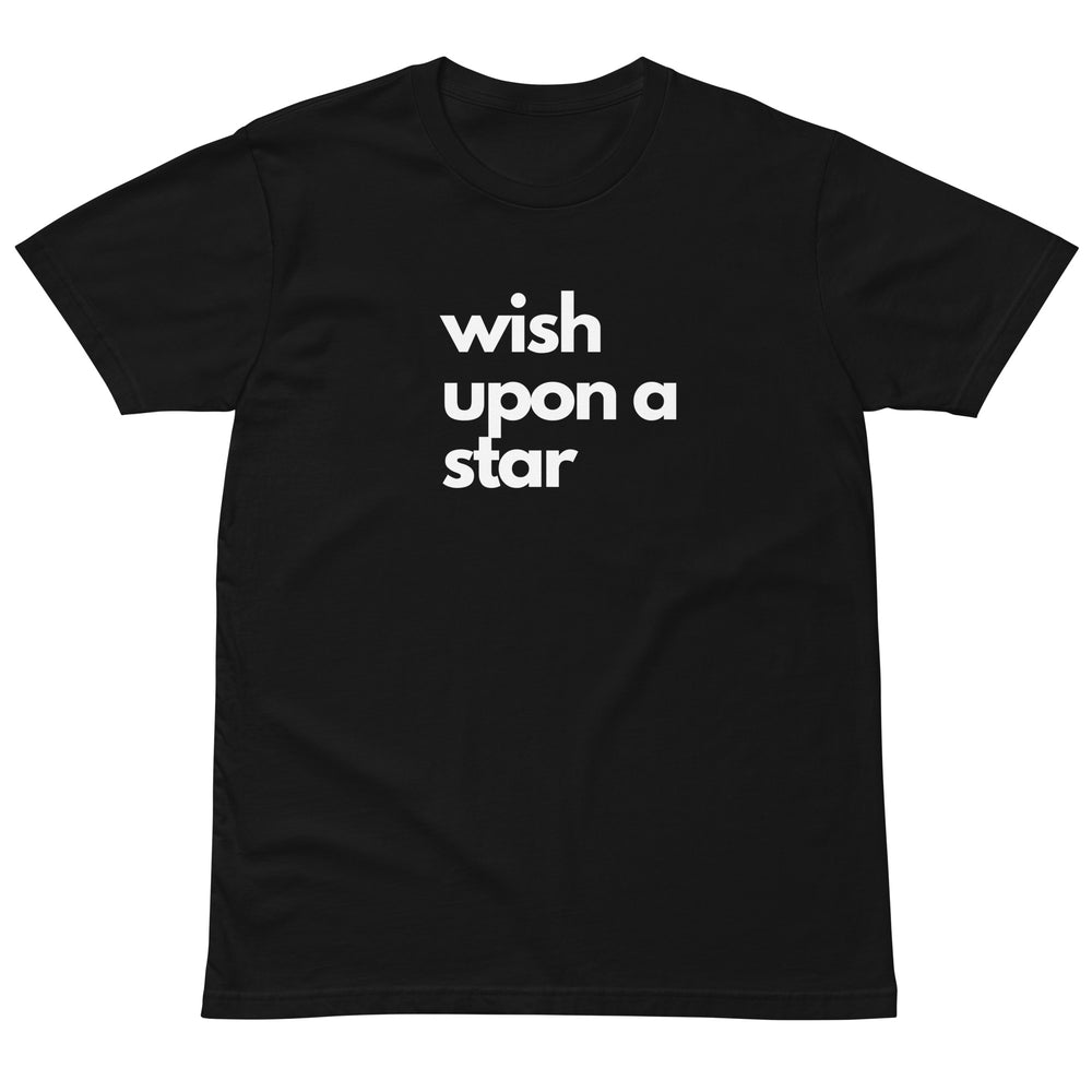 
                  
                    Wish Upon A Star T-shirt | Black unisex T-shirt
                  
                