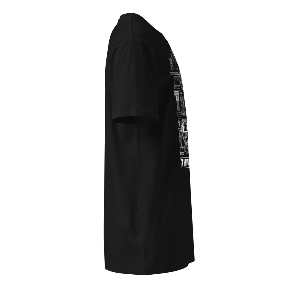 Black Elegant Unisex t-shirt | THINK GREEK