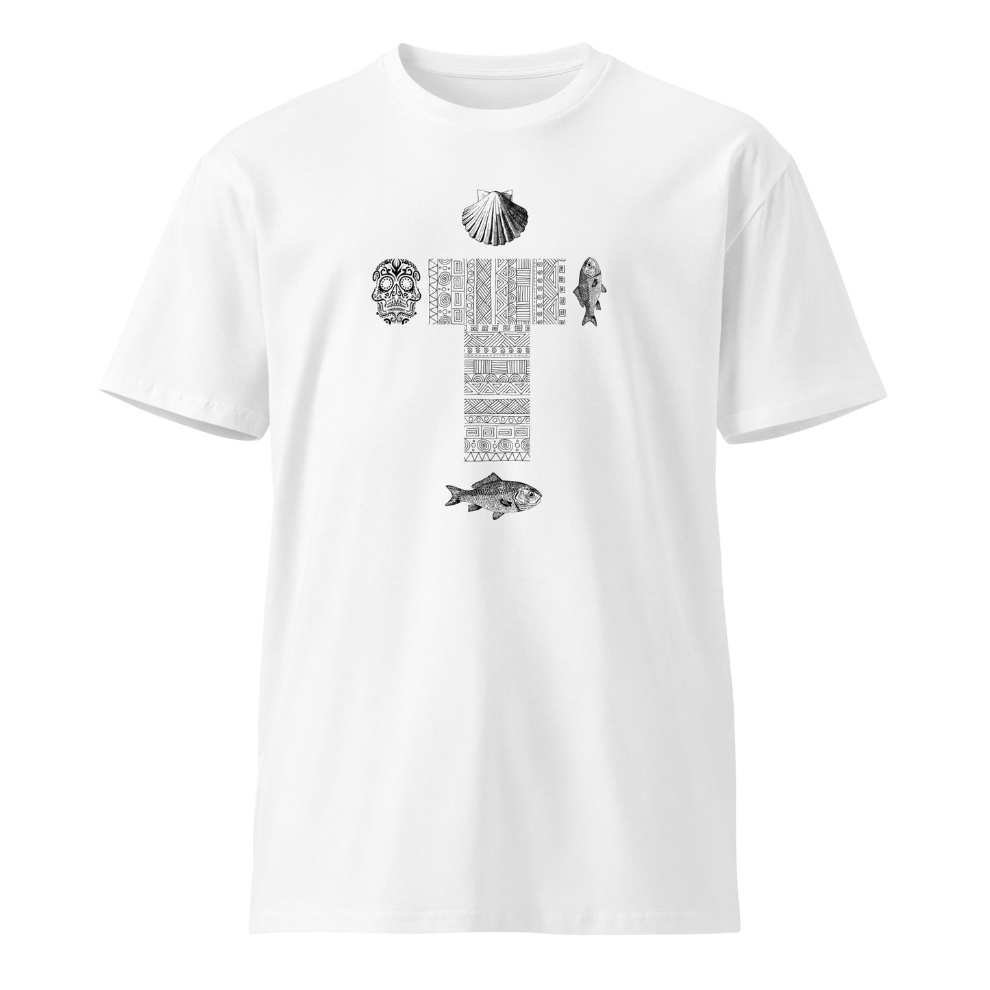 
                  
                    Phoebo Classic Cross - White Unisex premium t-shirt
                  
                