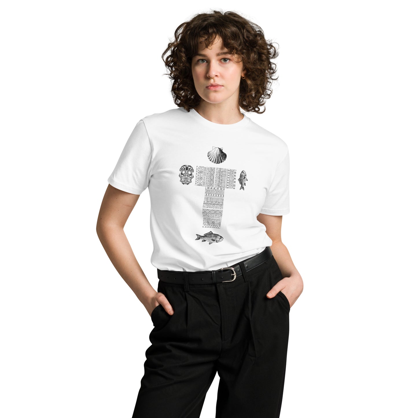 
                  
                    Phoebo Classic Cross - White Unisex premium t-shirt
                  
                