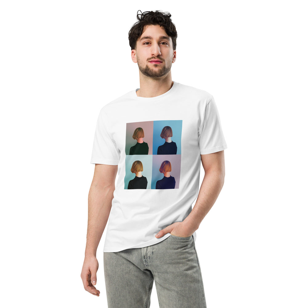 
                  
                    White Unisex T-shirt | Vibrant HEADS Print
                  
                