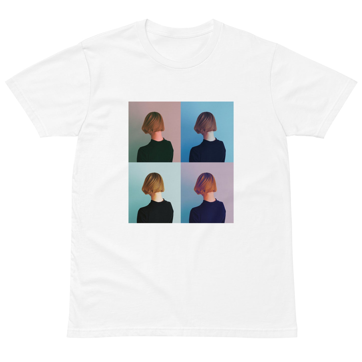 
                  
                    White Unisex T-shirt | Vibrant HEADS Print
                  
                