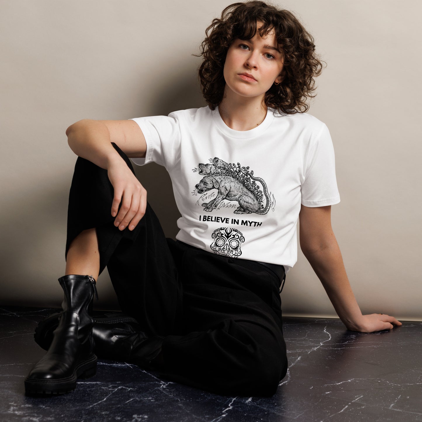 
                  
                    Believe In Myth Premium T-shirt | Tee with Ancient Greek Mythology Quote
                  
                