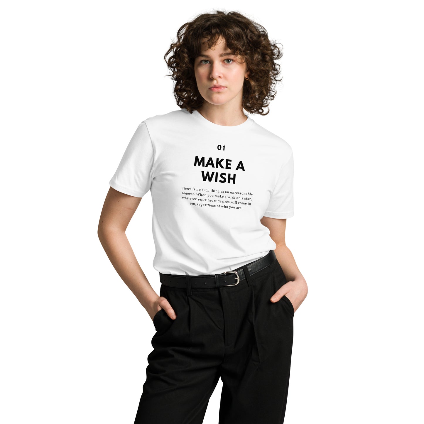 
                  
                    White Unisex premium t-shirt | With Motivational Quote
                  
                