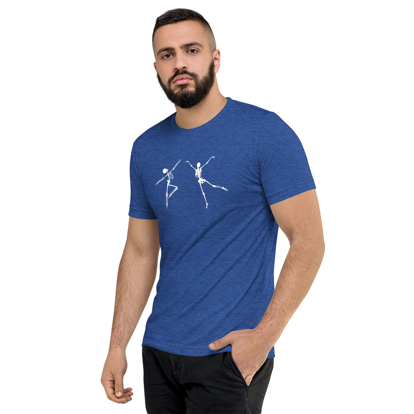 
                  
                    Blue Skeletons Short Sleeve T-shirt | Skeleton enthusiasts
                  
                