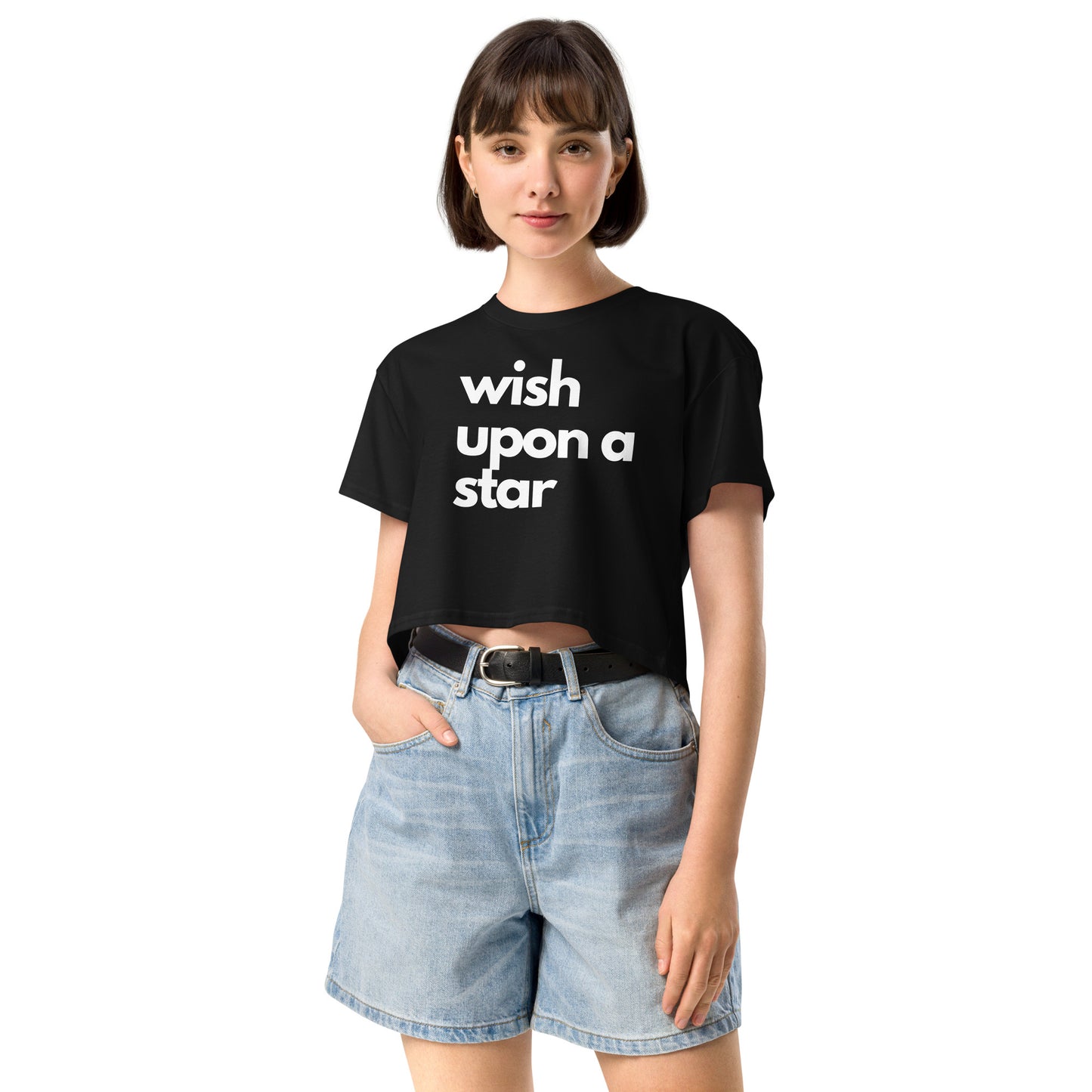 
                  
                    Pink Women’s crop top | Inspiring Print For Believers
                  
                