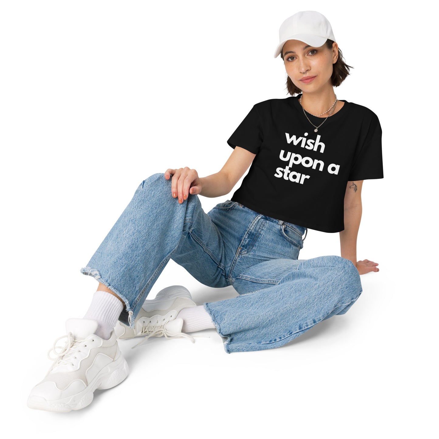 
                  
                    Pink Women’s crop top | Inspiring Print For Believers
                  
                