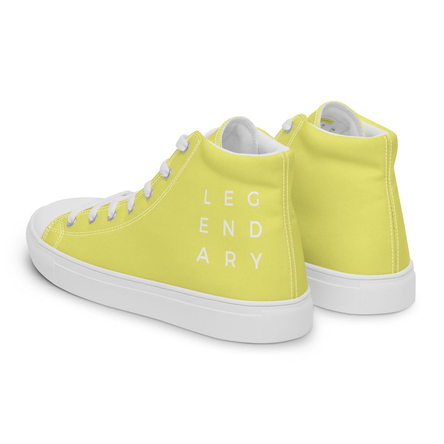 
                  
                    Vibrant Yellow Women’s high top canvas shoes | Fun & Stylish
                  
                