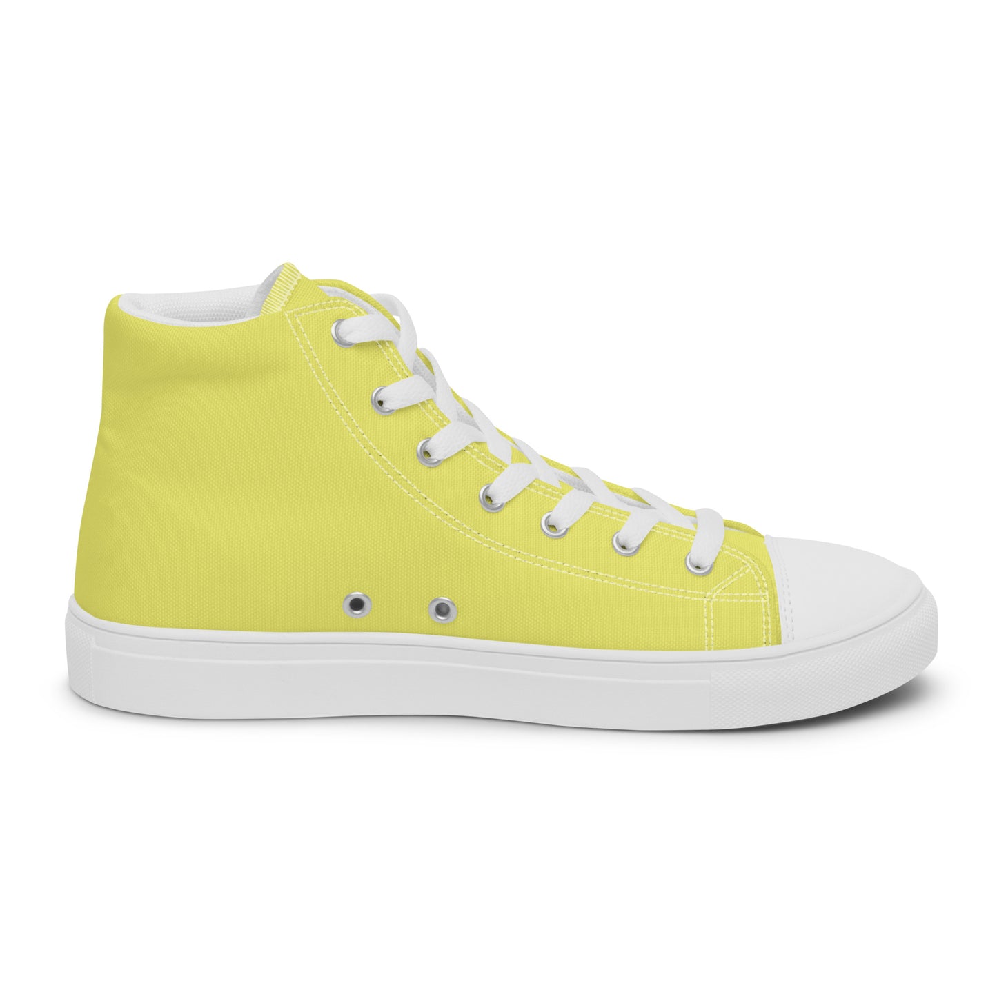 
                  
                    Vibrant Yellow Women’s high top canvas shoes | Fun & Stylish
                  
                