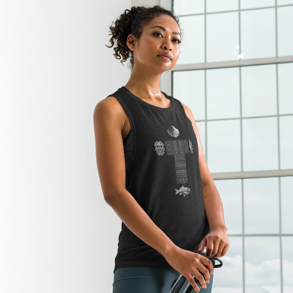 
                  
                    Ladies’ Muscle Tank  |Original Phoebo Cross
                  
                