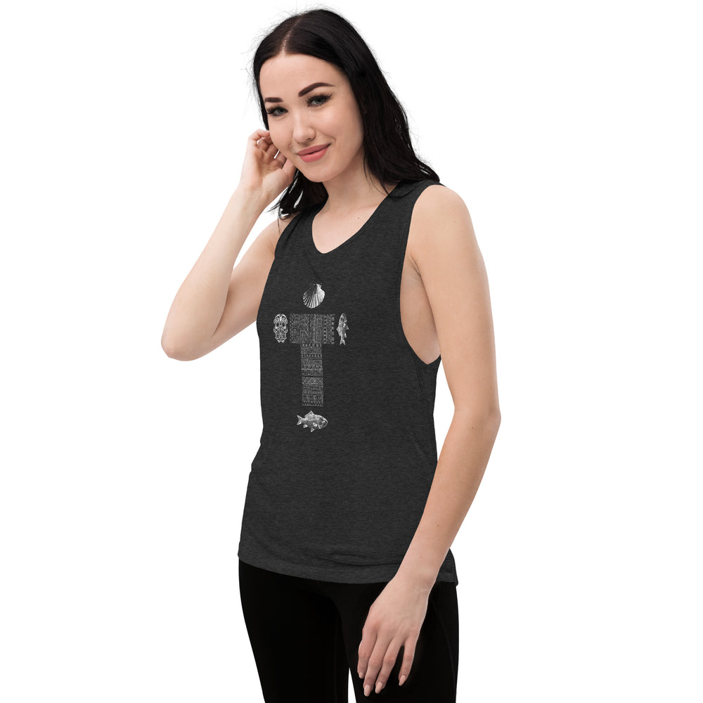 
                  
                    Ladies’ Muscle Tank  |Original Phoebo Cross
                  
                