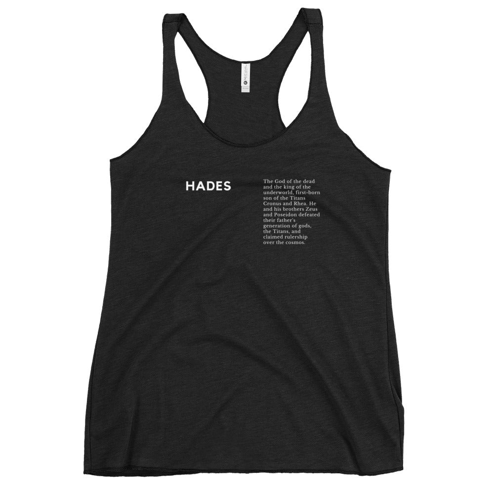 
                  
                    Hades Women's Racerback Tank | God of the Underworld
                  
                