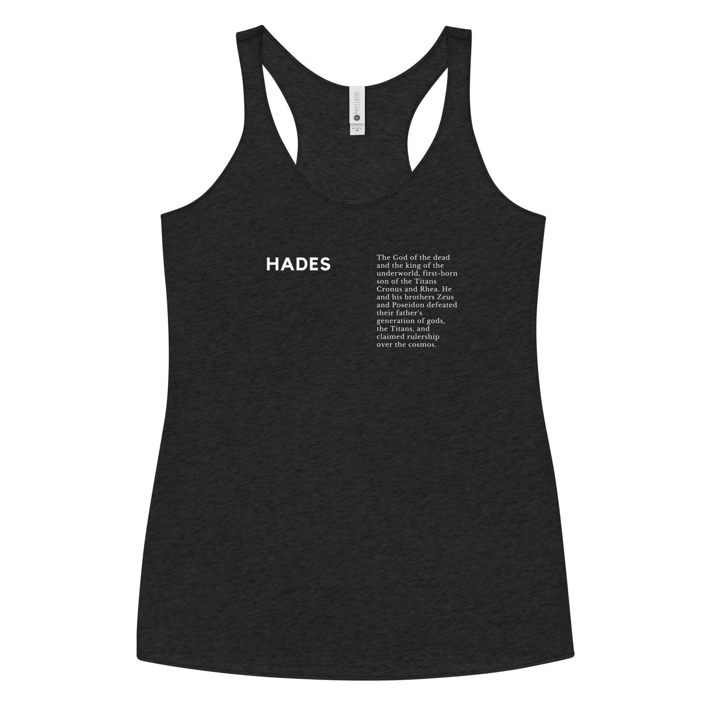
                  
                    Hades Women's Racerback Tank | God of the Underworld Tee
                  
                