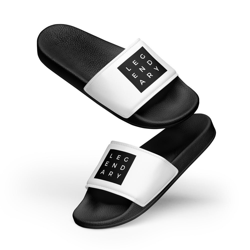 
                  
                    Black & White Women's Slides | Stylish, Comfortable Slip-On Sandals
                  
                