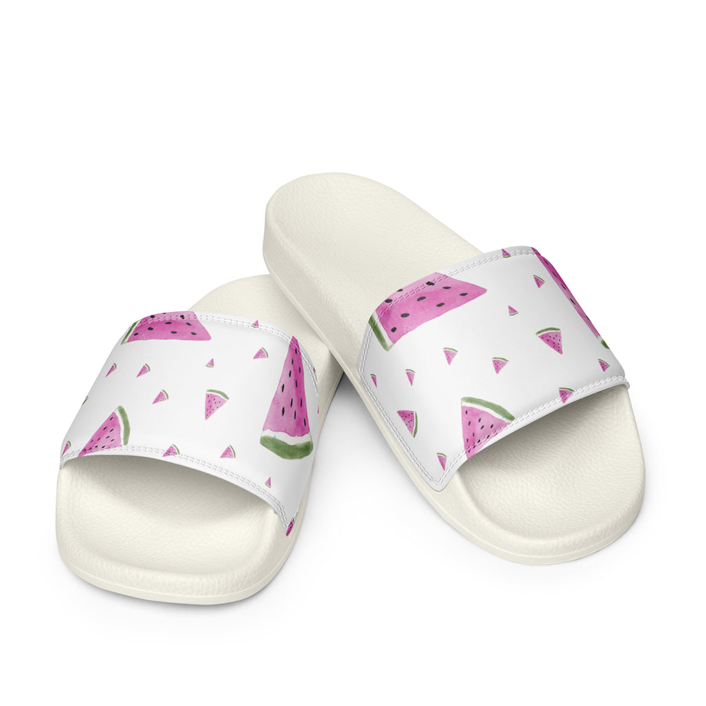 
                  
                    White Watermelon Print Women's slides | Fun and Stylish
                  
                