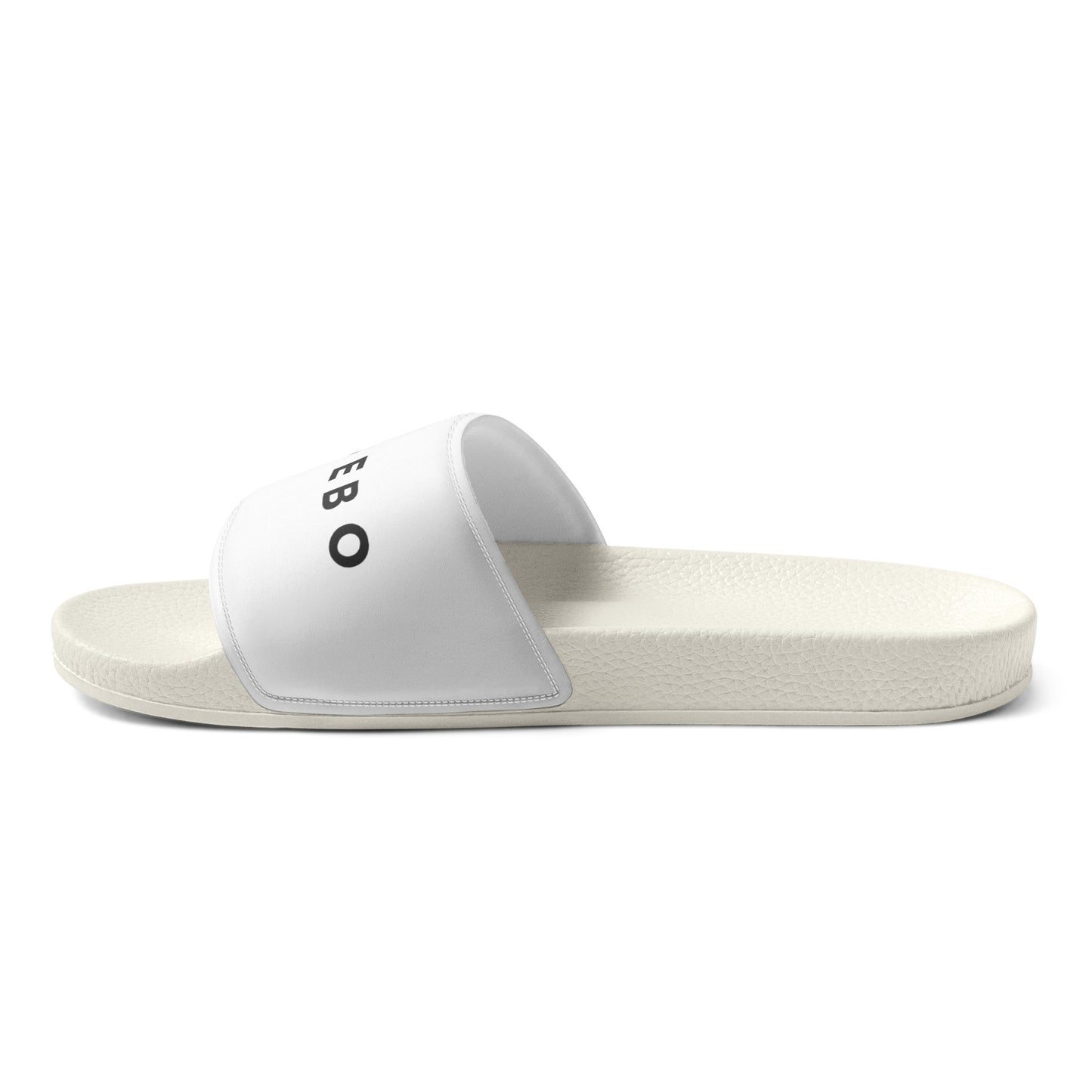 
                  
                    Phoebo White Women's slides | Black Print
                  
                