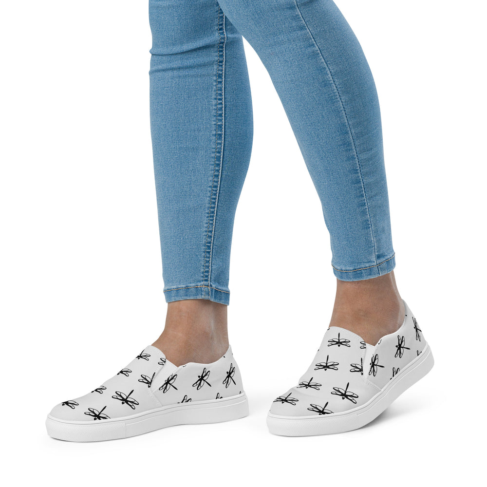 
                  
                    Women's Slip-On Canvas Shoes with Fun Print | Comfortable Footwear
                  
                